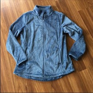 Blue Sherpa Fuzzy Jacket